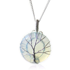 Tree of Life Gemstone Necklace - Opalite product image 3