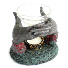 Antique Buddha - Offering Hands Oil Burner product image