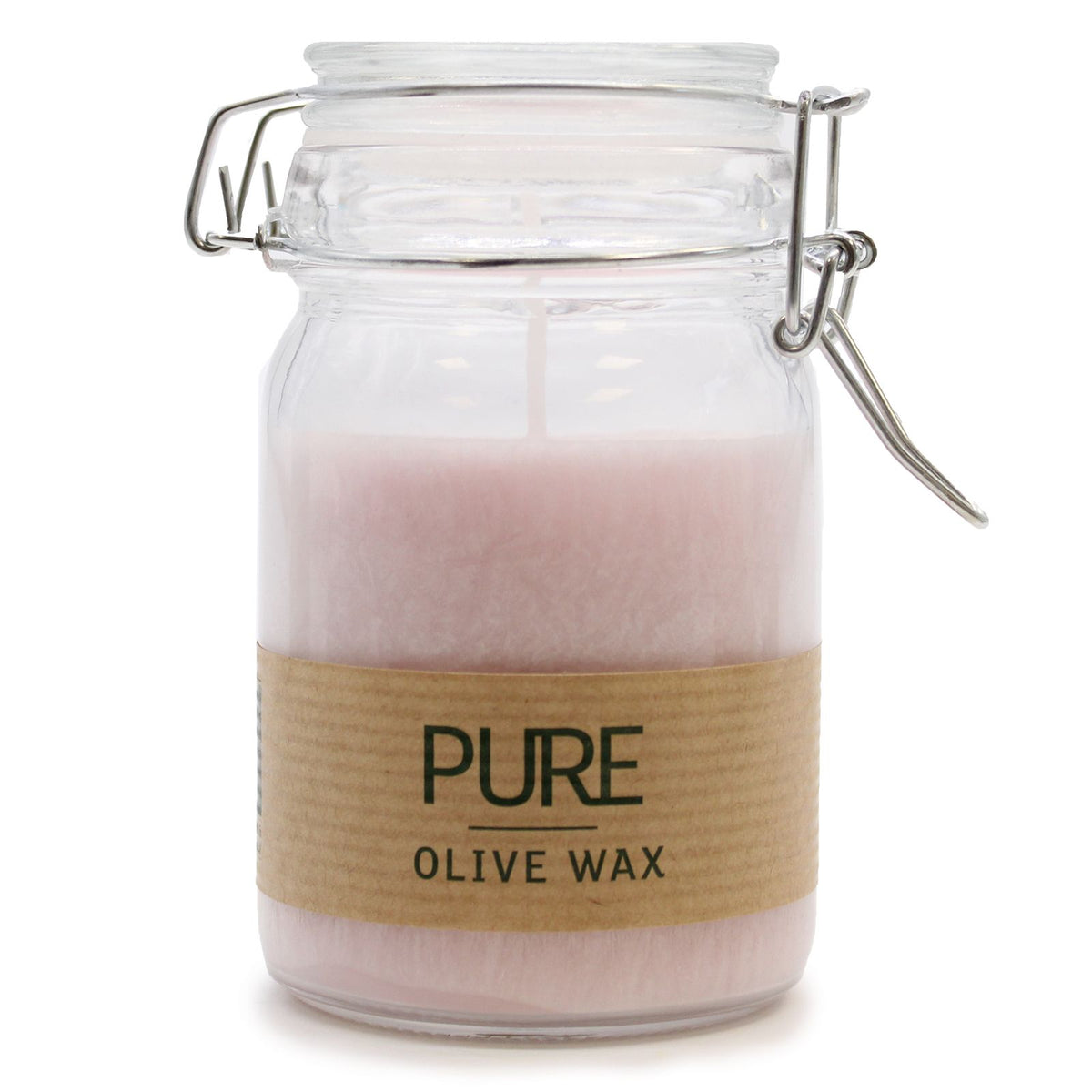 Pure Olive Wax Jar Candle 120x70 - Antique Rose product image