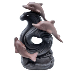 Backflow Incense Burner - Dolphin Wave product image