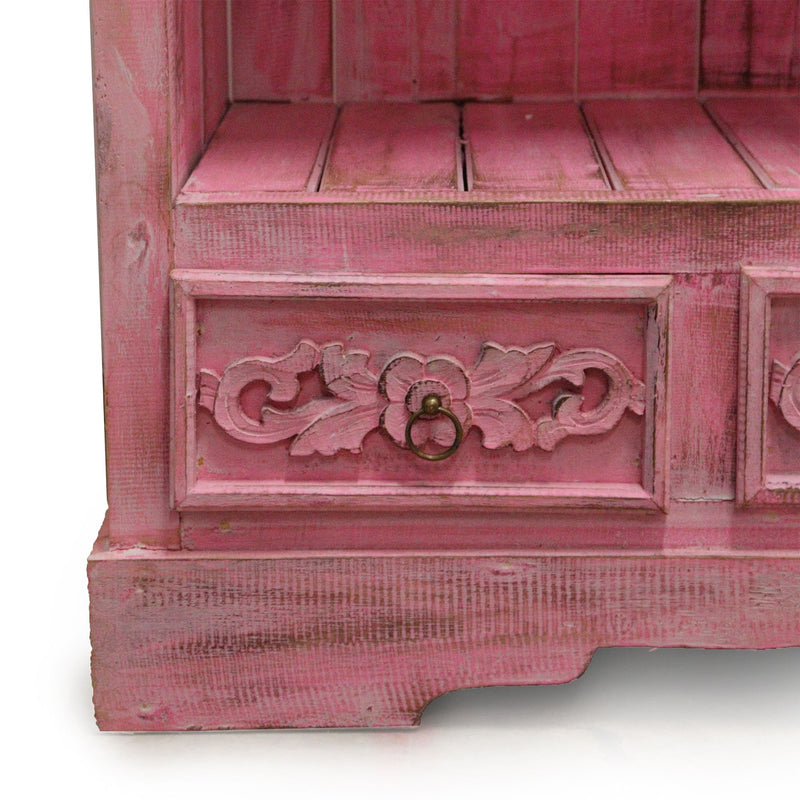 Albasia Bathroom Cabinet - Pinkwash product image