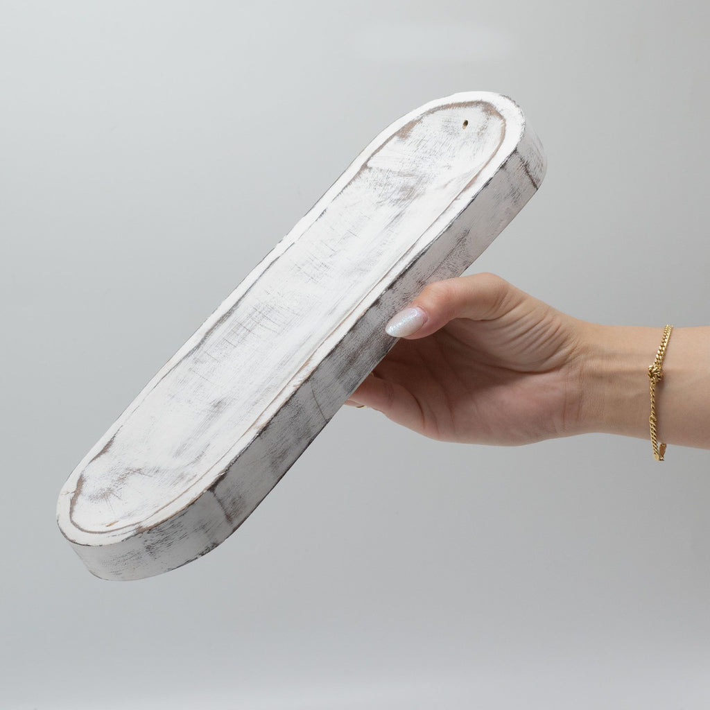 Large Incense Tray 30x10cm - Classic Whitewash product image 3