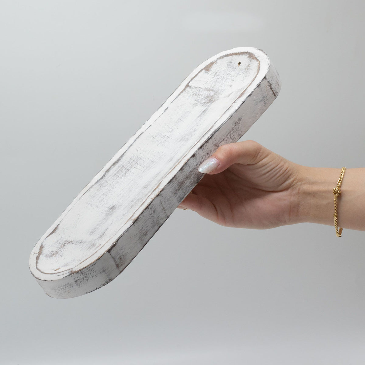 Large Incense Tray 30x10cm - Classic Whitewash product image 3