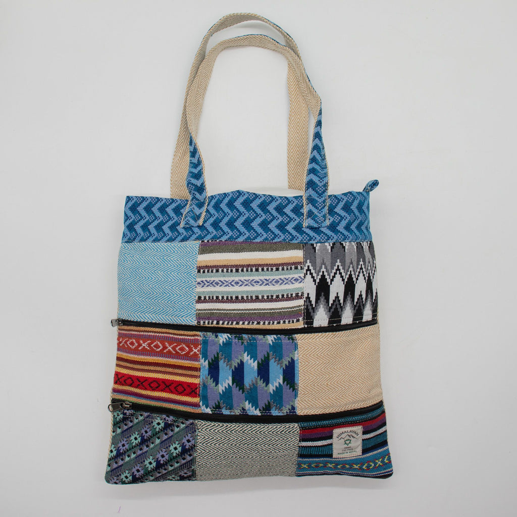 Patchwork Kathmandu Tote Bag - Dhaka Design (37x38cm) - product image 13