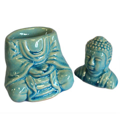 Sitting Buddha Oil Burner - Blue product image 6