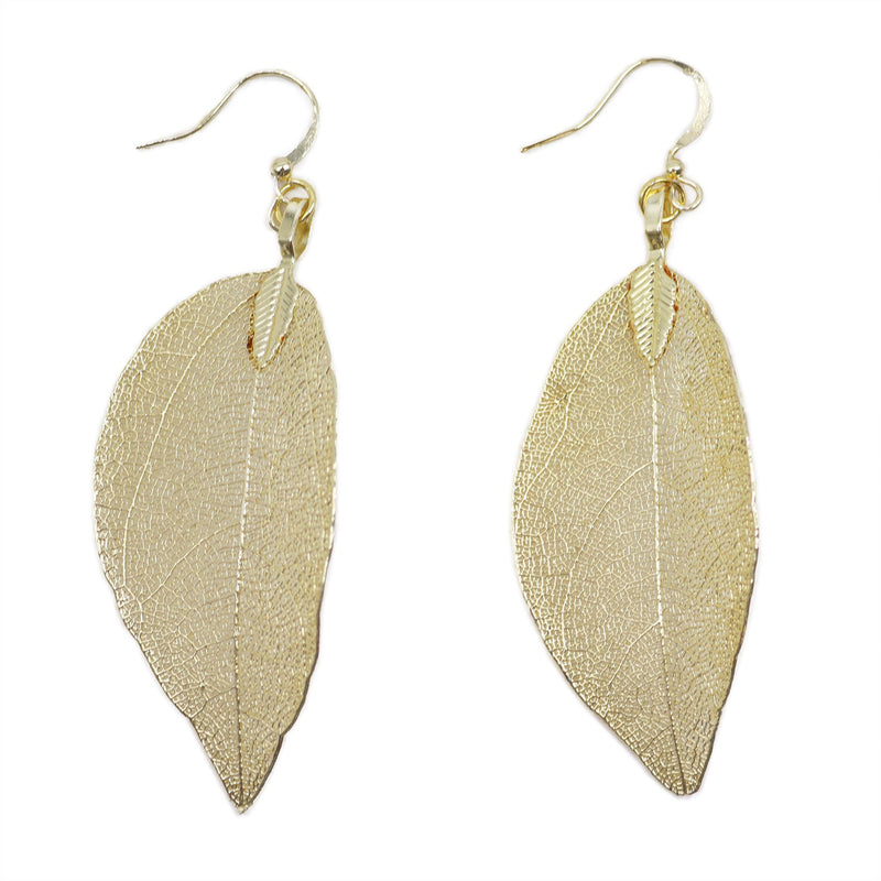 Earrings - Bravery Leaf - Gold product image