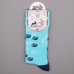 Hop Hare Bamboo Socks M/L - Pentagram and Evil Eye product image 3
