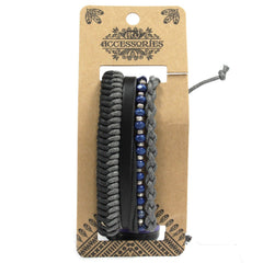 Mens Bracelet Sets - Black & Macho (asst) product image 2