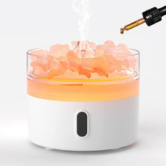 Himalayan Salt Aroma Diffuser - Night Light - USB-C - Flame Effect ( salt included) product image 2