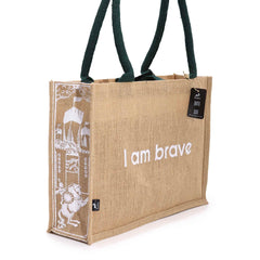 Hop Hare Jute Big Bag - I am Brave product image 5