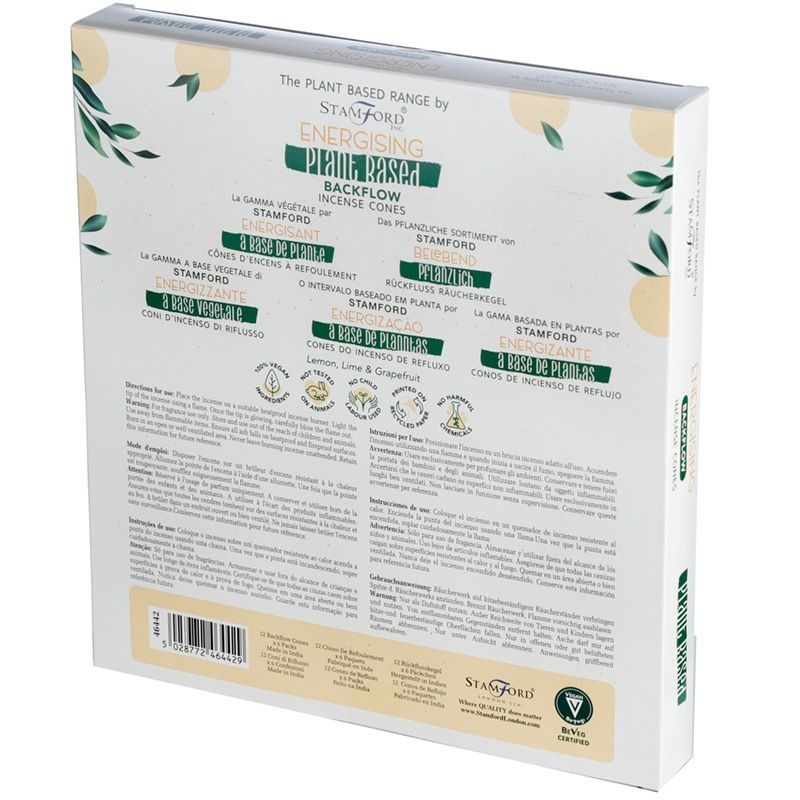 Plant Based Backflow Incense Cones - Energising product image