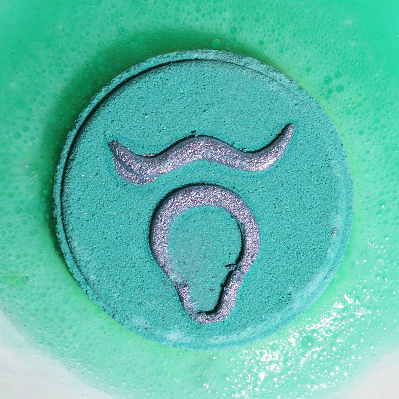 Set of Zodiac Bath Fizzers with Horoscope - Taurus product image