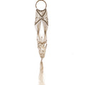 Macrame Pot Holder - Long With Ratten Hoop product image