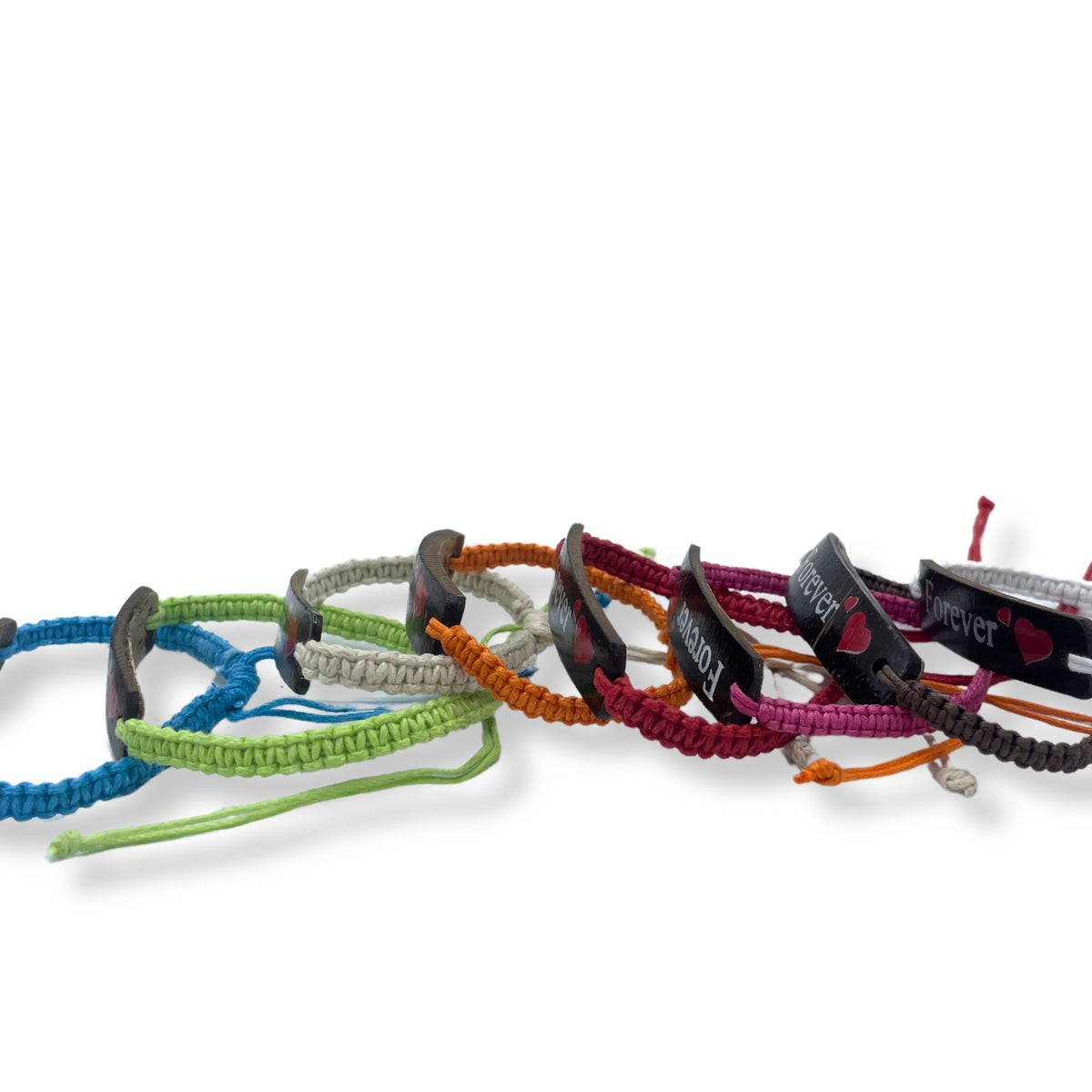 Handmade Friendship Bracelets - Unprinted Custom ready Coconut (asst) product image 3