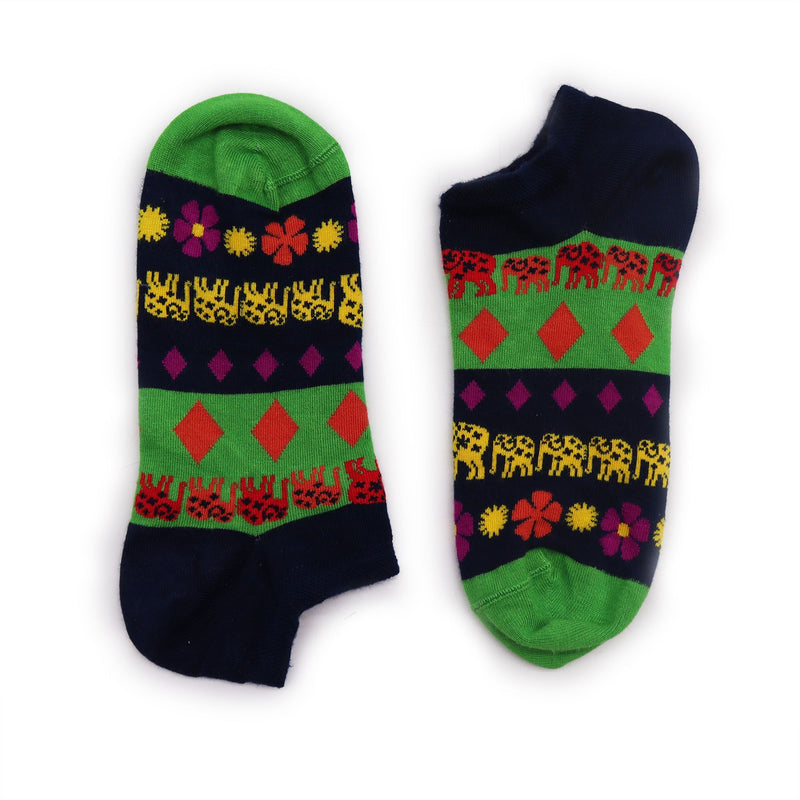 S/M Hop Hare Bamboo Socks Low (3.5-6.5) - Lucky Elephant product image