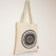Nomad Sari Iconic Basic Tote Bag - Urban Mandala - Natural 4oz product image 2