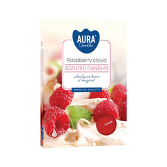 Set of 6 Scented Tealights - Raspberry Cloud product image