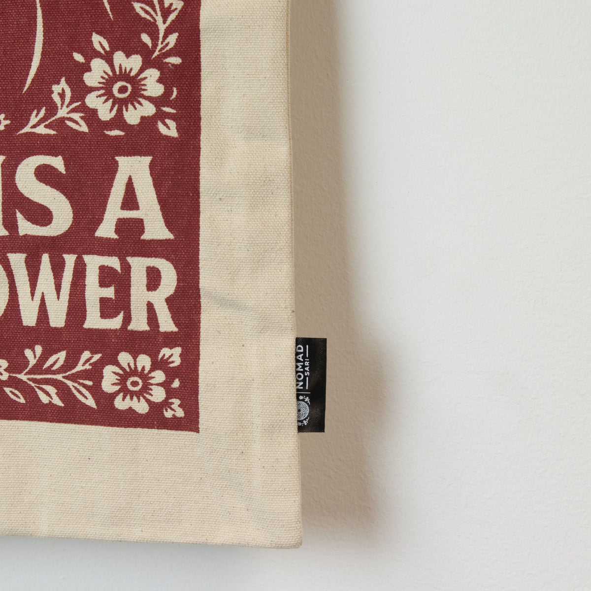 Nomad Sari Iconic Toni Tote Bag - Love is a Super Power - Natural 10oz product image 3