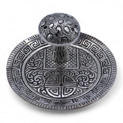 Mushroom Plate - Silver Effect - Incense Holder product image 4