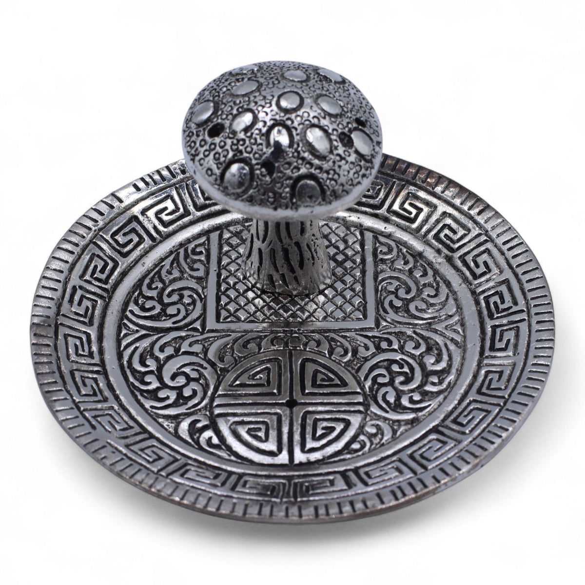 Mushroom Plate - Silver Effect - Incense Holder product image 4