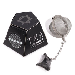 Raw Crystal Gemstone Tea Strainer - Black Obsidian product image 6