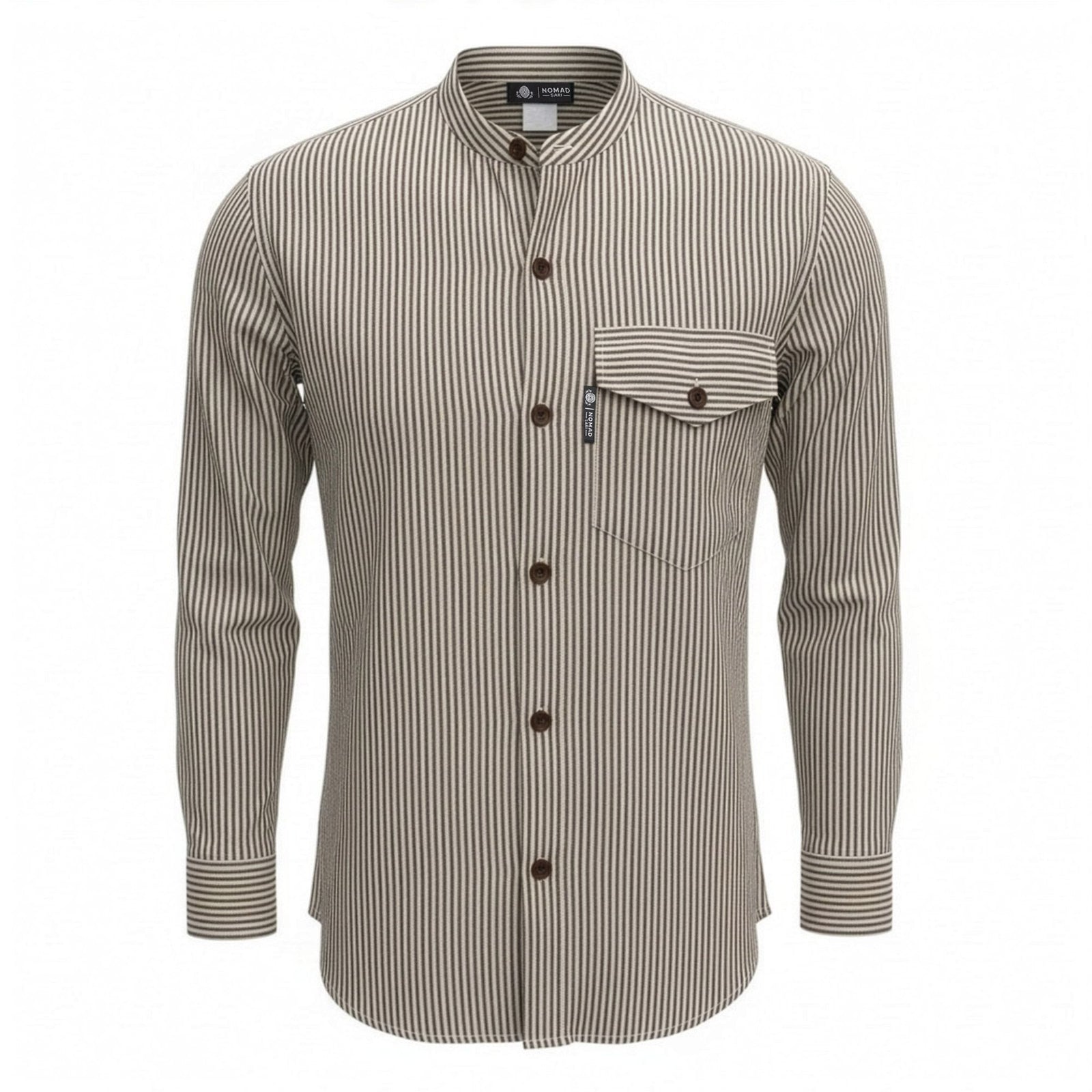 Nomad Sari Grandad Shirt - Grey Stone - XL product image
