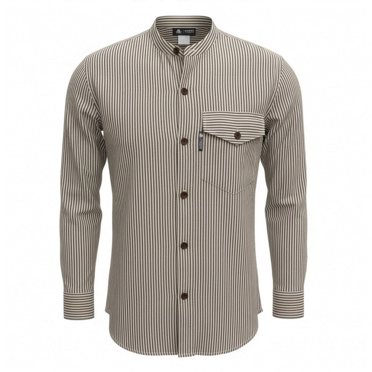 Nomad Sari Grandad Shirt - Grey Stone - XL product image