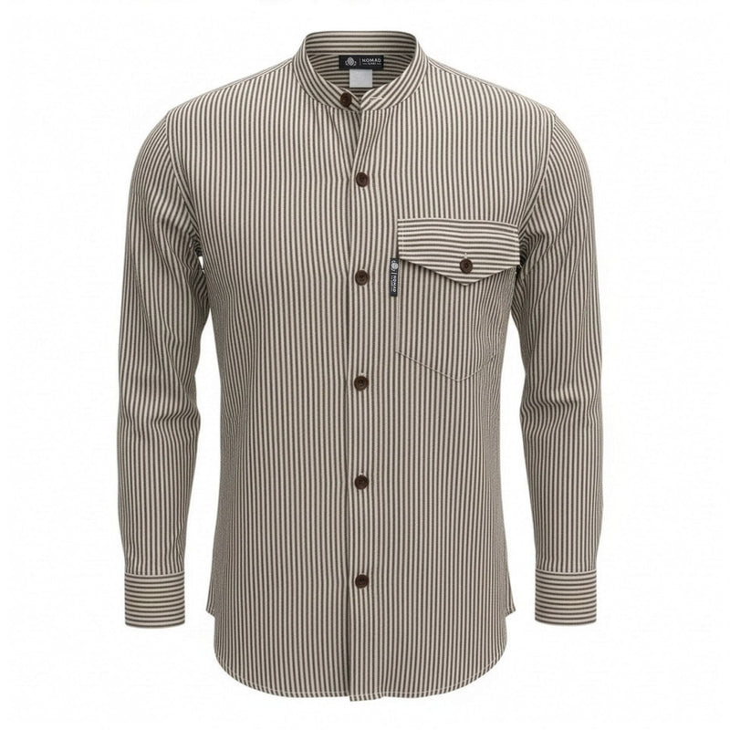 Nomad Sari Grandad Shirt - Grey Stone - XL product image