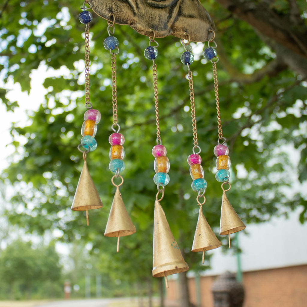 Indian Chimes - Lrg Buddha 5 Bell Chimes product image 6