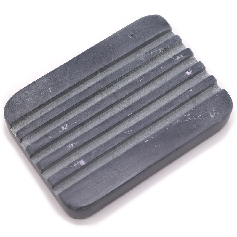 Grey Soapstone Soap Dish 12x8.5cm - Heavey Ridges product image