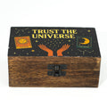 Medium Enamelled Box - Trust the Universe product image