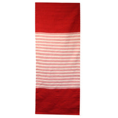 Indian Cotton Rug - 70x170cm - Red/Pink product image 7