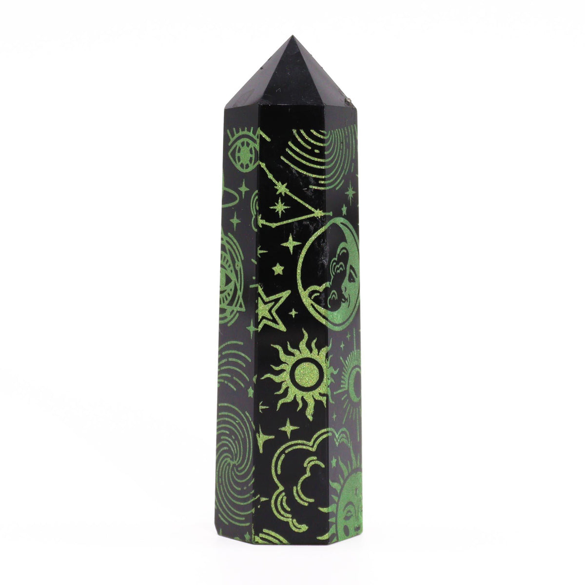 Black Obsidian Point - Mystic Story - Forest Green - product image 2