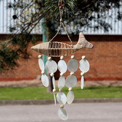 String Fish and Natural Copis Drop product image