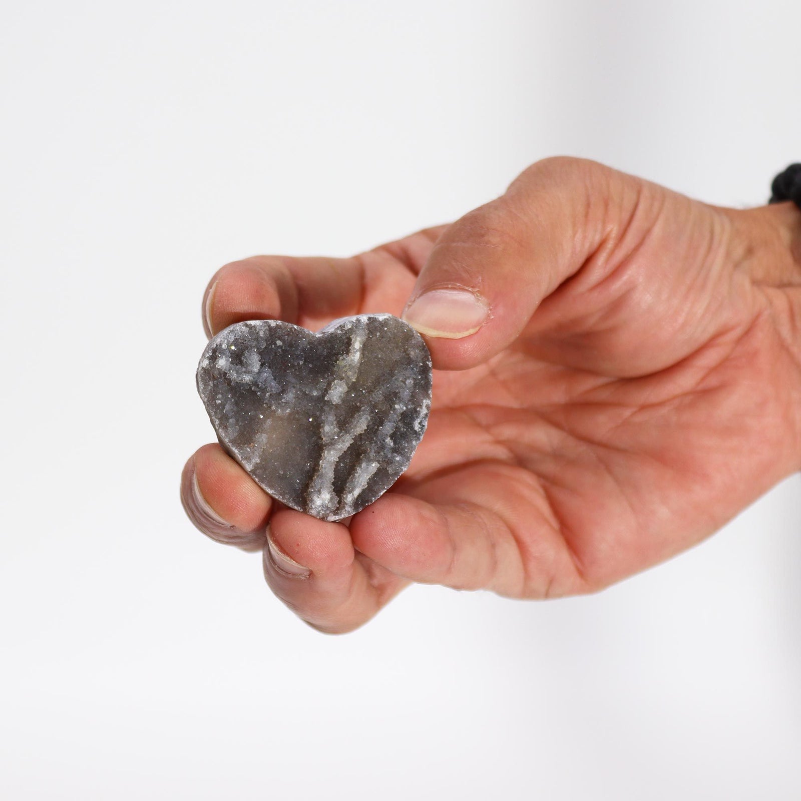 Small Calcite Heart Raw Crystals, Selenite & Geodes product image