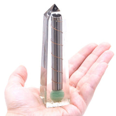Orgonite Obelisk Power Point Green Aventurine - 110x30 mm product image 2