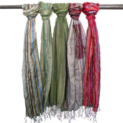Indian Boho Scarves - 22x72cm - Random Greens product image