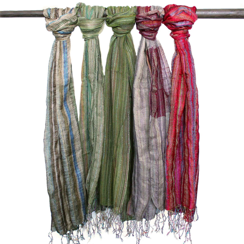 Indian Boho Scarves - 22x72cm - Random Greens product image