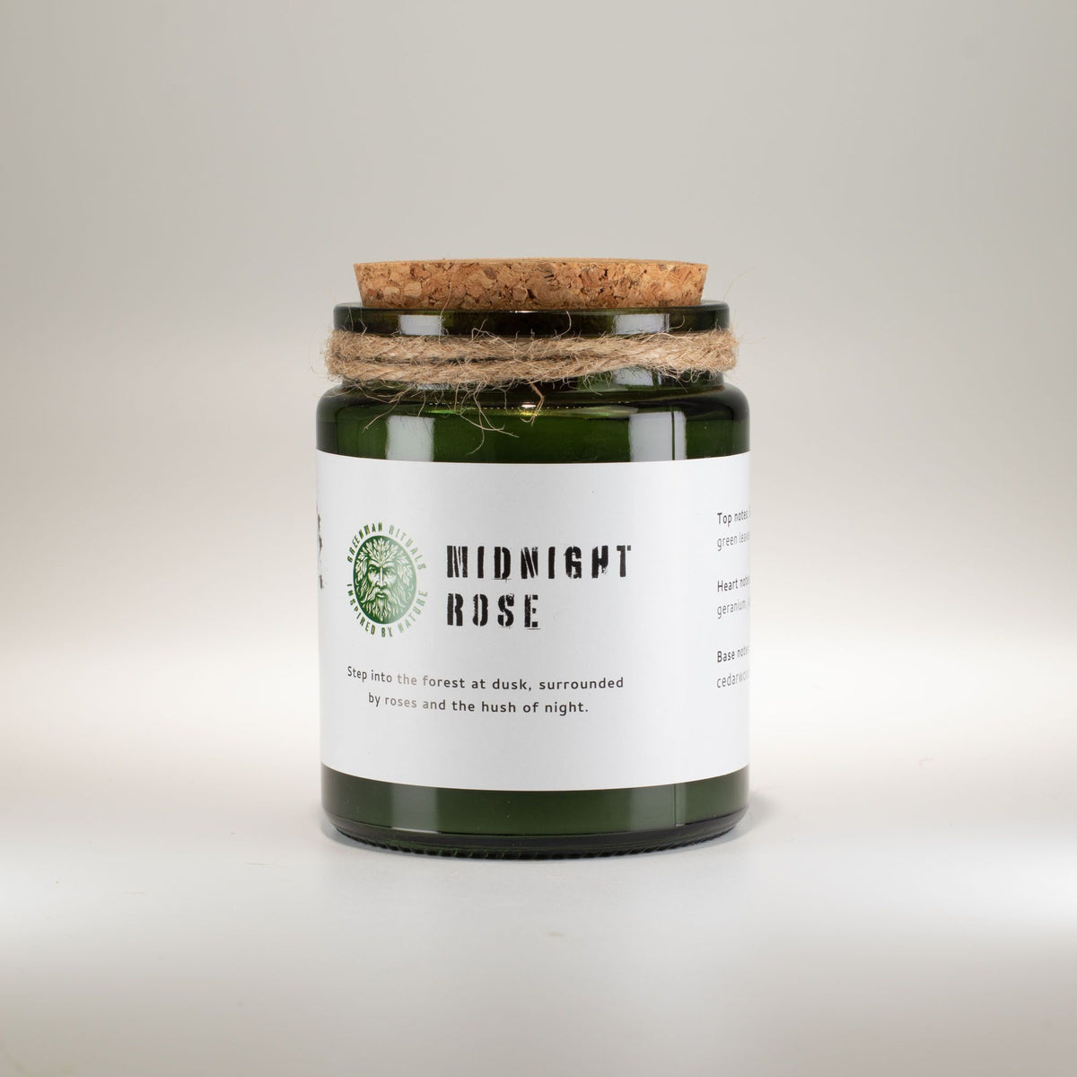 Greenman Woodwick Soy Candle - Midnight Rose product image 3