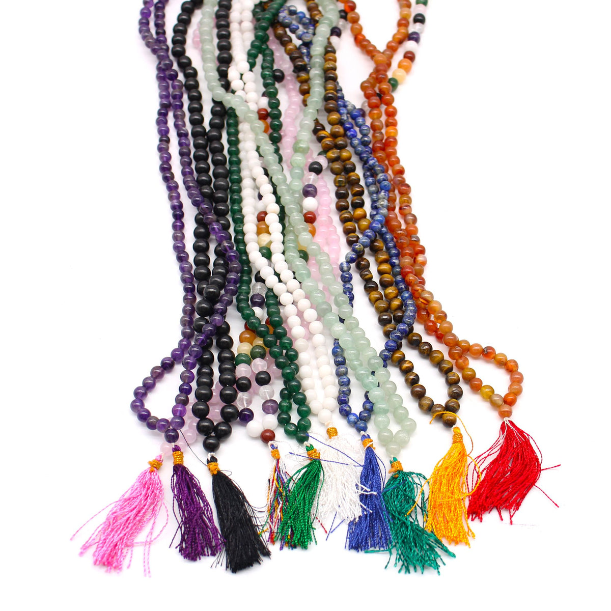 108 Bead Mala - Black Agate - product image 3