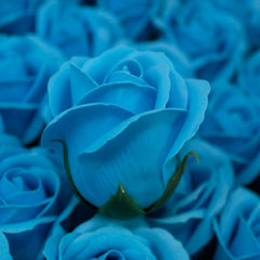 Craft Soap Flowers - Med Rose - Sky Blue product image 6