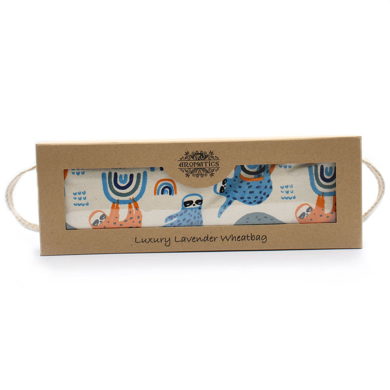 Luxury Lavender Wheat Bag in Gift Box - Lazy Sloth product image