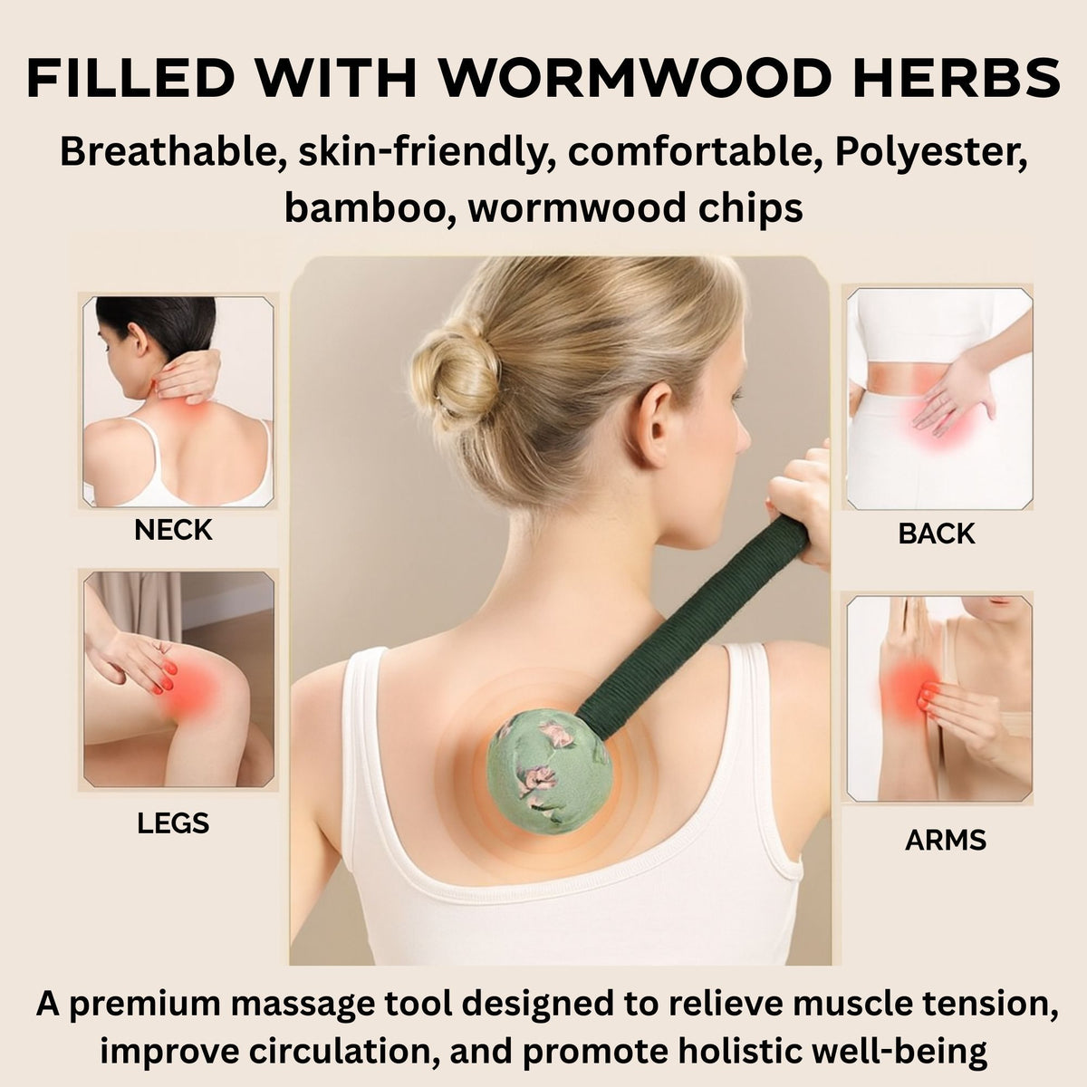 Wormwood Massage Hammer - Red product image 5
