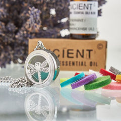 Aromatherapy Diffuser Necklace - Dragonfly 25mm product image 3