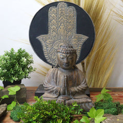 Buddha Feng Shui Set - Hamsa - Grey product image 3