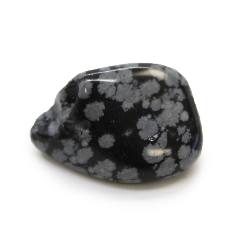 M Tumble Stone - Obsidian Snowflake product image