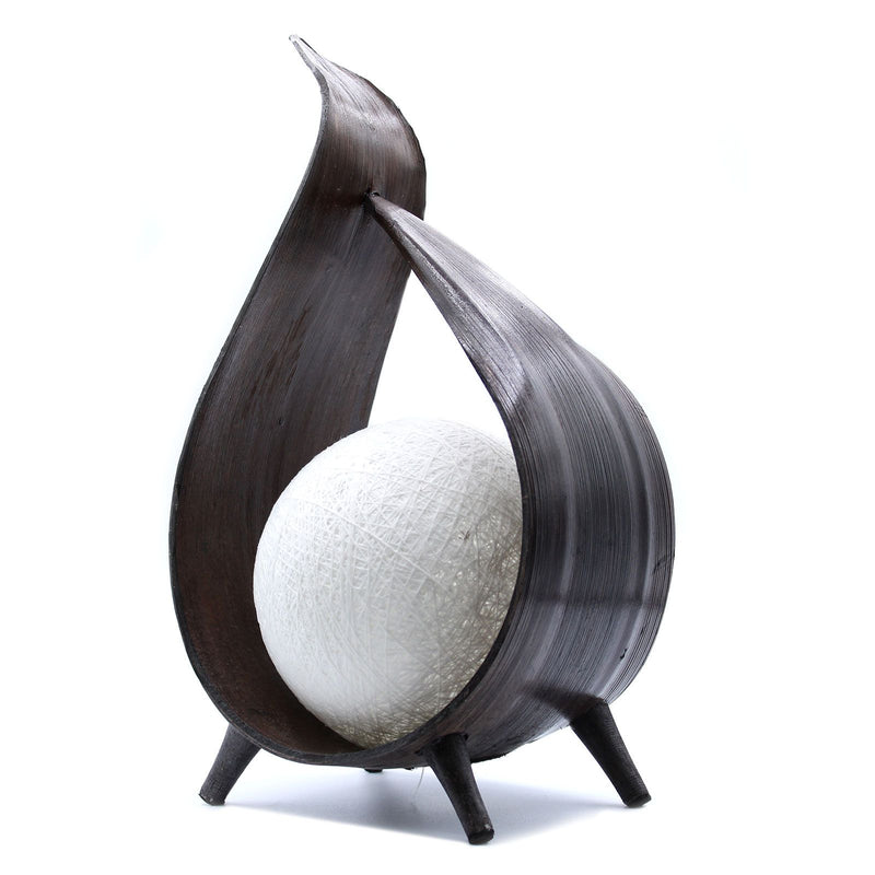 Natural Coconut Lamp - Chocolate Wrapover Twist product image