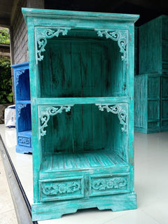Albasia Bathroom Cabinet - Turquoise wash product image 3