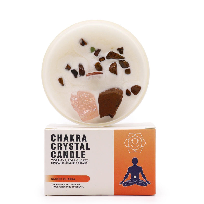 Chakra Crystal Candles - Sacred Chakra product image