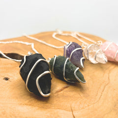 Raw Gemstone Pendulum - Black Agate product image 4